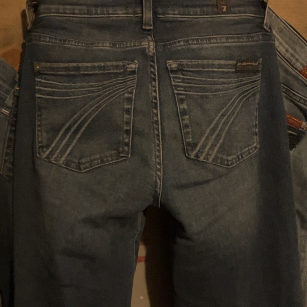 7 For All Mankind Dark Denim Jeans